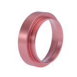 Espresso Dosing Funnel Aluminum Coffee Dosing Ring Replacementfor 58mm Portafilters(Red)