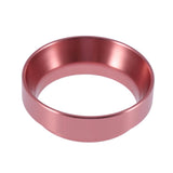 Espresso Dosing Funnel Aluminum Coffee Dosing Ring Replacementfor 58mm Portafilters(Red)