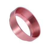 Espresso Dosing Funnel Aluminum Coffee Dosing Ring Replacementfor 58mm Portafilters(Red)