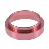 Espresso Dosing Funnel Aluminum Coffee Dosing Ring Replacementfor 58mm Portafilters(Red)