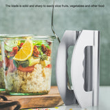 Multi use Stainless Steel Fruits Vegetables Food Cutter Double Blades Chopper Slicing Tool In Australia - Darrahopens