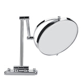 8" Wall Mount Makeup Mirror Double Sided Swivel Mirror 3X Magnifying