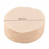 100Pcs Per Set Coffee Filter Paper Replacement Filter For Coffee Mocha (No. 6 Dia. 60mm)