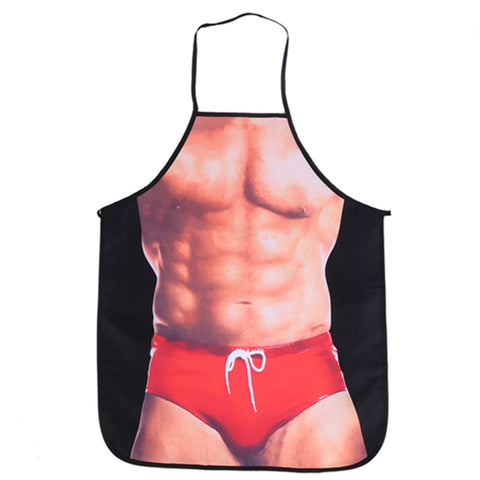 3D Funny Cooking Apron Sexy Man Woman Apron Waterproof Apron (Sexy Man) In Australia - Darrahopens