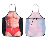 3D Funny Cooking Apron Sexy Man Woman Apron Waterproof Apron (Sexy Man)