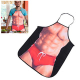 3D Funny Cooking Apron Sexy Man Woman Apron Waterproof Apron (Sexy Man)