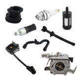 Carburetor Ignition Coil Carb Set for Stihl Walbro 017 018 MS170 MS180 Chainsaw