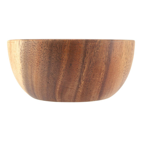 Solid Acacia Wooden Bowl for Salad Soup Rice Hand Made Wooden Bowl Kitchen Utensils (16*7cm) In Australia - Darrahopens