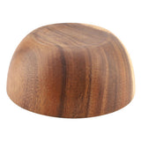 Solid Acacia Wooden Bowl for Salad Soup Rice Hand Made Wooden Bowl Kitchen Utensils (16*7cm)
