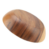 Solid Acacia Wooden Bowl for Salad Soup Rice Hand Made Wooden Bowl Kitchen Utensils (20*4.5cm)