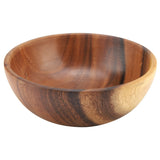 Solid Acacia Wooden Bowl for Salad Soup Rice Hand Made Wooden Bowl Kitchen Utensils (20*7cm) In Australia - Darrahopens