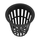 10pcs/Set Durable Safe Plastic Hydroponic Basket Cup for Garden Balcony Planting(Black)
