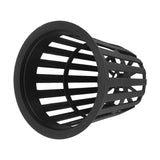 10pcs/Set Durable Safe Plastic Hydroponic Basket Cup for Garden Balcony Planting(Black)