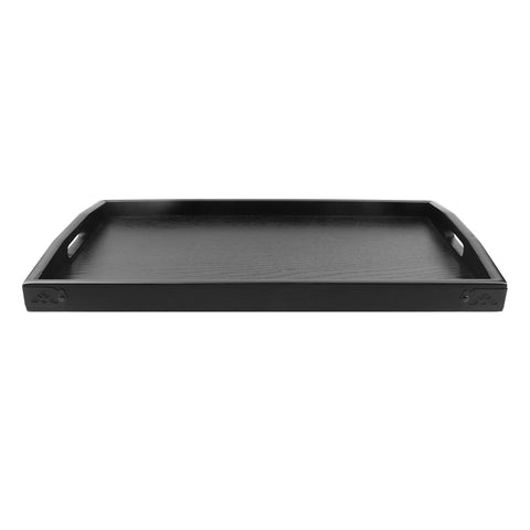 Large Wood Serving tea Water Drinks Tray Wooden Breakfast Tea Serving Tray With Handle #3 In Australia - Darrahopens
