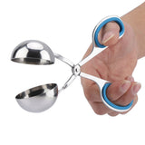 304 Stainless Steel NOn sticky Meatballs Rice Balls Clip Maker Mold Kitchen Tool (Blue)