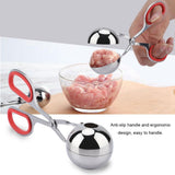 304 Stainless Steel NOn sticky Meatballs Rice Balls Clip Maker Mold Kitchen Tool (Red) In Australia - Darrahopens