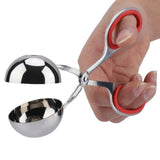 304 Stainless Steel NOn sticky Meatballs Rice Balls Clip Maker Mold Kitchen Tool (Red)