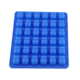 Bear Shape Ice Cube Box Mold Tray Maker Silicone Ice Cream Chocolate (Dark Blue Dropper) In Australia - Darrahopens