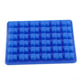 Bear Shape Ice Cube Box Mold Tray Maker Silicone Ice Cream Chocolate (Dark Blue Dropper) In Australia - Darrahopens