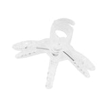 100Pcs Garden Tools Stem Clips Grow Upright Orchid Plastic Mini Stalks Flower Transparent In Australia - Darrahopens