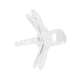 100Pcs Garden Tools Stem Clips Grow Upright Orchid Plastic Mini Stalks Flower Transparent