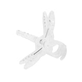 100Pcs Garden Tools Stem Clips Grow Upright Orchid Plastic Mini Stalks Flower Transparent