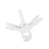 100Pcs Garden Tools Stem Clips Grow Upright Orchid Plastic Mini Stalks Flower Transparent