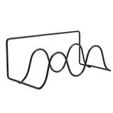 Double Layer Shoes Rack Hanger Shelf Holder Wall Mounted Shoes Rack (Black)