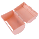 Back Adhesive Wall Mount Trash Garbage Plastic Bag Storage Box Organizer Pink