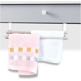 Double Layers Stainless Steel Telescopic Towel Holder Rack Hanger Organizer Bathroom Kitchen In Australia - Darrahopens
