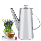 2L Thickened Stainless Steel Teapot Elegant Tea Coffee Water Kettle for Home Restaurant #2