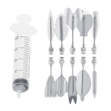 3D Gelatin Jelly Molds Stainless Steel DIY Pudding Art Needle Syringe Cake Decorating Tool(M)