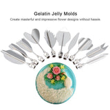 3D Gelatin Jelly Molds Stainless Steel DIY Pudding Art Needle Syringe Cake Decorating Tool(M)