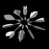 3D Gelatin Jelly Molds Stainless Steel DIY Pudding Art Needle Syringe Cake Decorating Tool(M)