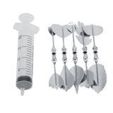 3D Gelatin Jelly Molds Stainless Steel DIY Pudding Art Needle Syringe Cake Decorating Tool(N) In Australia - Darrahopens