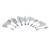 3D Gelatin Jelly Molds Stainless Steel DIY Pudding Art Needle Syringe Cake Decorating Tool(N)
