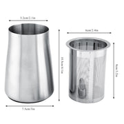 Stainless Steel Coffee Powder Sieve Dustproof Flour Filter Cup Grinder Accessory