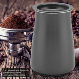 Stainless Steel Coffee Powder Sieve Dustproof Flour Filter Cup Grinder Accessory(Black)