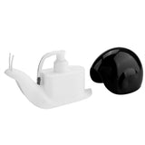 Snail Shape Press Style Soap Liquid Bottle Hand Lotion Dispenser Bathroom Accessories (Black)