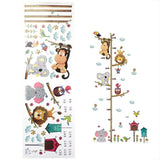 Adhesive Cute Elephant Lion Kids Height Chart Wall Sticker Vinyl Decal Baby Nursery Room In Australia - Darrahopens