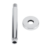 Stainless Steel Round Top Shower Arm Pipe Wall Mount for Bathroom Ceiling Shower Head (15 cm)