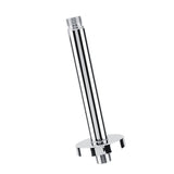 Stainless Steel Round Top Shower Arm Pipe Wall Mount for Bathroom Ceiling Shower Head (15 cm)