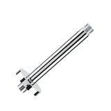 Stainless Steel Round Top Shower Arm Pipe Wall Mount for Bathroom Ceiling Shower Head (15 cm)