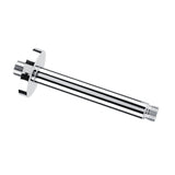 Stainless Steel Round Top Shower Arm Pipe Wall Mount for Bathroom Ceiling Shower Head (15 cm)