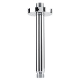 Stainless Steel Round Top Shower Arm Pipe Wall Mount for Bathroom Ceiling Shower Head (20 cm)