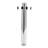 Stainless Steel Round Top Shower Arm Pipe Wall Mount for Bathroom Ceiling Shower Head (20 cm)