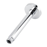 Stainless Steel Round Top Shower Arm Pipe Wall Mount for Bathroom Ceiling Shower Head (20 cm)