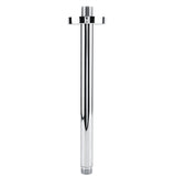 Stainless Steel Round Top Shower Arm Pipe Wall Mount for Bathroom Ceiling Shower Head (25 cm)
