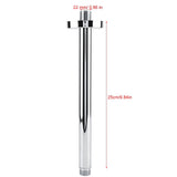 Stainless Steel Round Top Shower Arm Pipe Wall Mount for Bathroom Ceiling Shower Head (25 cm)