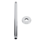 Stainless Steel Round Top Shower Arm Pipe Wall Mount for Bathroom Ceiling Shower Head (30 cm)